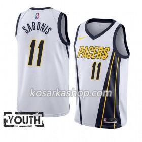 Dres Indiana Pacers Domantas Sabonis 11 Nike 2018-19 Bijela Swingman - Dječji